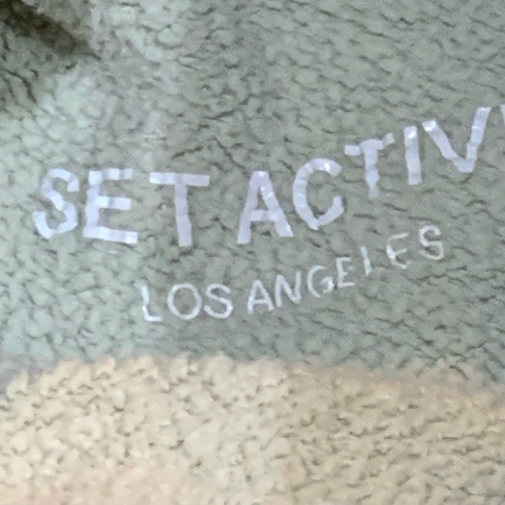 Set Active Los Angeles Heavyweight Sweatpants Joggers light mint Green Women's M - Picture 4 of 9